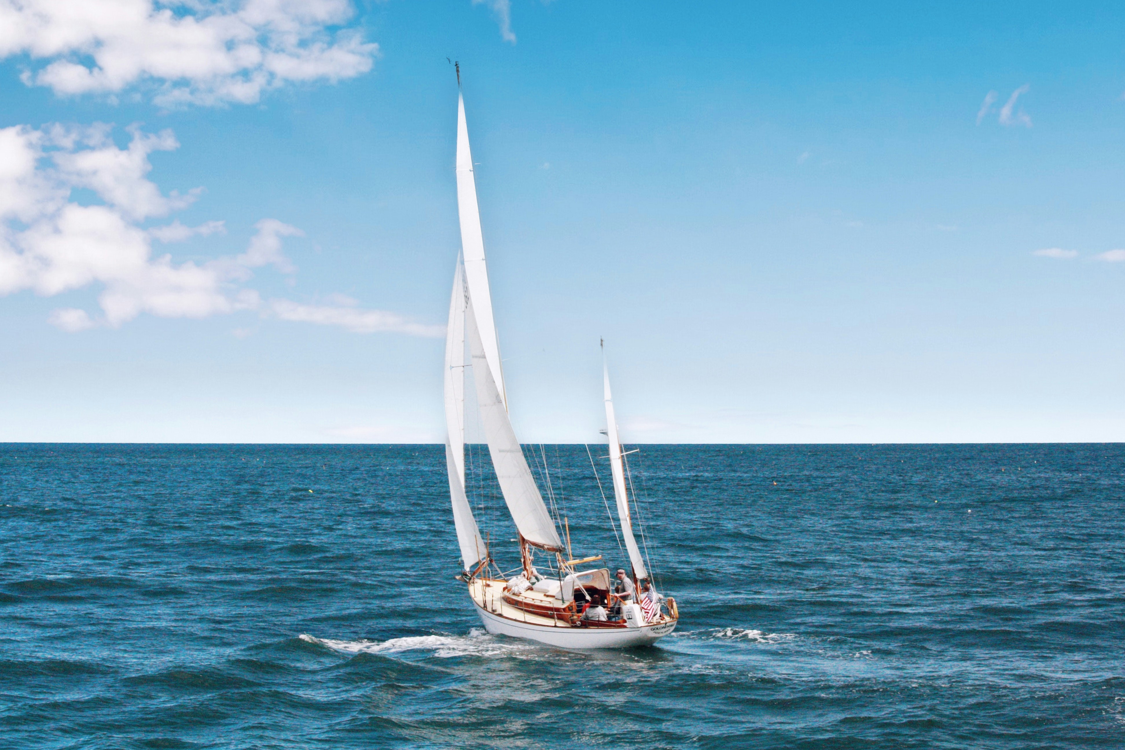 Segeln auf dem offenen Meer